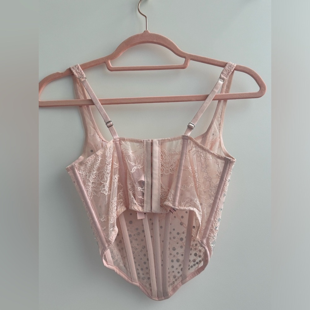 BNWT | Victoria’s Secret Sugar-Coated Rhinestone Corset Top - Picture 7 of 10